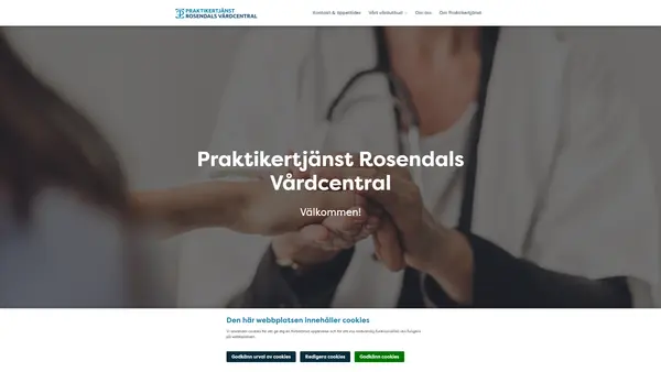 Praktikertjänst Rosendals vårdcentral, Uppsala