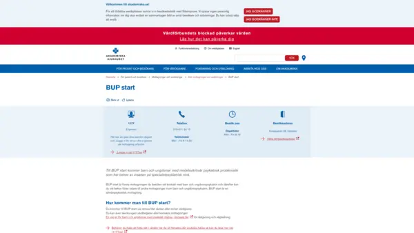 BUP start, Uppsala