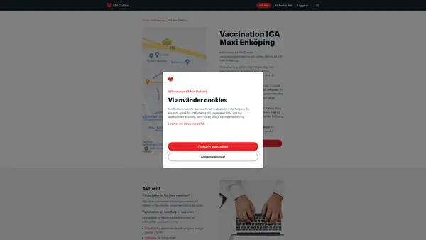 Min Doktor vaccin ICA Maxi Enköping