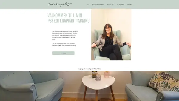 Cecilia Stavegård psykoterapimottagning, Uppsala