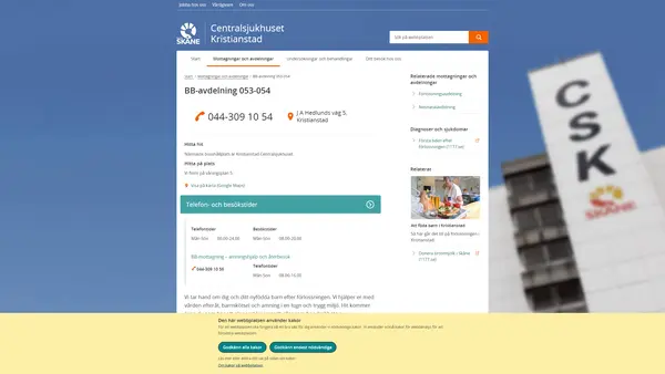 BB-avdelning 053-054 Kristianstad