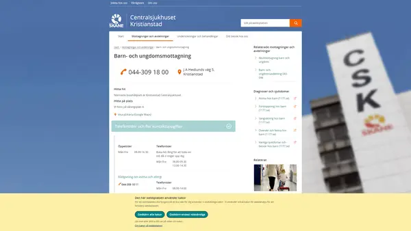 Barn- och ungdomsmottagning Kristianstad
