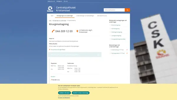 Kirurgimottagning Kristianstad