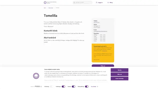 Tomelilla, Folktandvården Skåne AB