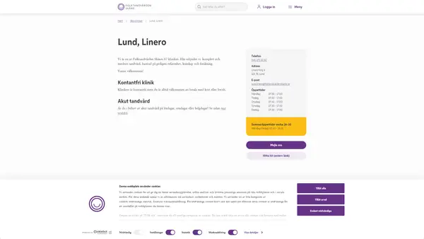 Lund Linero, Folktandvården Skåne AB