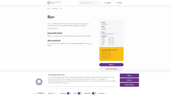 Bjuv, Folktandvården Skåne AB