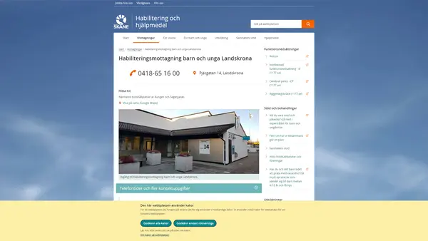 Habiliteringsmottagning barn och unga Landskrona