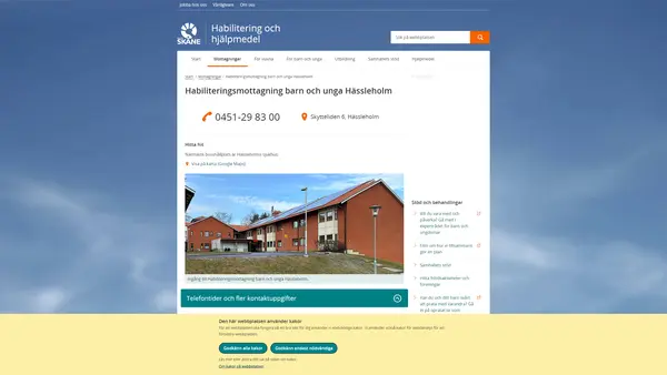 Habiliteringsmottagning barn och unga Hässleholm