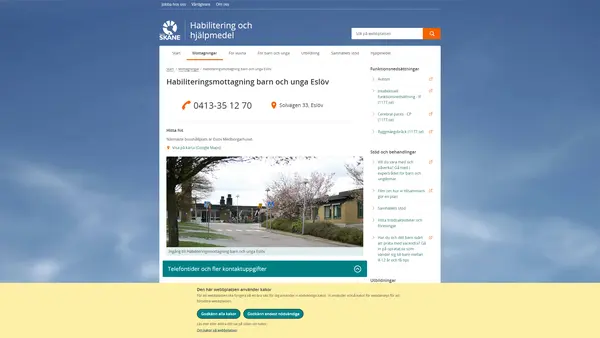 Habiliteringsmottagning barn och unga Eslöv