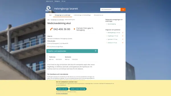 Medicinavdelning akut Helsingborg