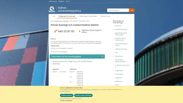 Klinisk fysiologi och nuklearmedicin Malmö