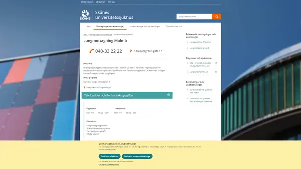 Lungmottagning Malmö