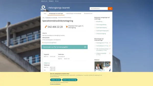 Specialistmödravårds- och ultraljudsmottagning Helsingborg