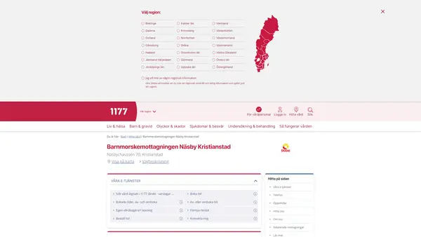 Barnmorskemottagningen Näsby Kristianstad