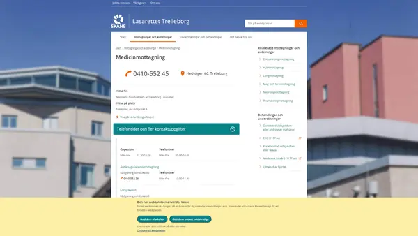 Medicinmottagning Trelleborg