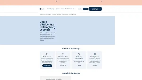 Capio Vårdcentral Helsingborg Olympia, Helsingborg
