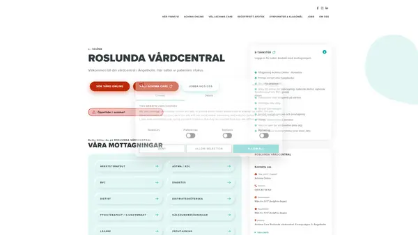Achima Care Roslunda Vårdcentral, Ängelholm