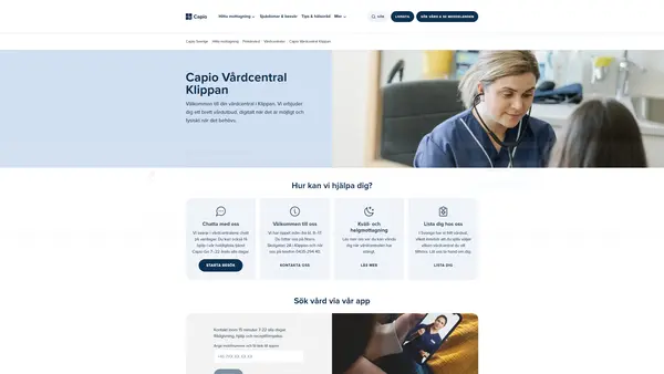 Capio Vårdcentral Klippan