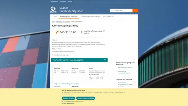 Kärlmottagning Malmö