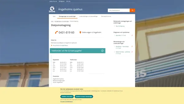 Dialysmottagning Ängelholm