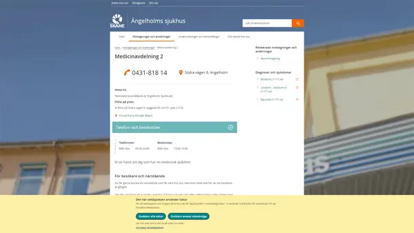 Medicin- och strokeavdelning Ängelholm
