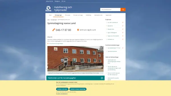 Synmottagning vuxna Lund