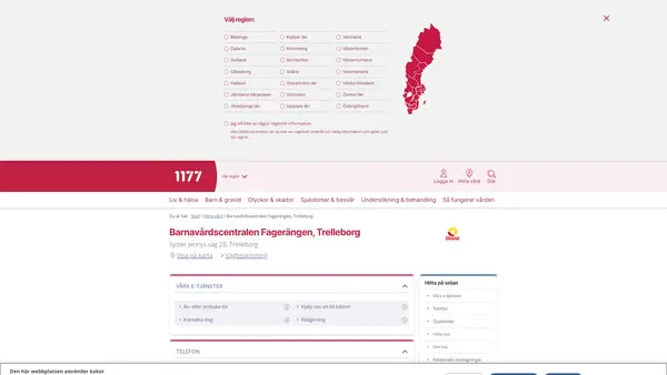 Barnavårdscentralen Fagerängen, Trelleborg