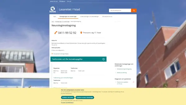 Neurologimottagning Ystad