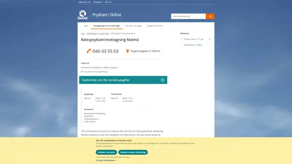 Rättspsykiatrimottagning Malmö
