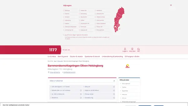 Barnmorskemottagningen Oliven Helsingborg