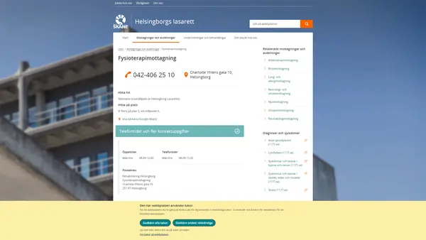 Fysioterapimottagning Helsingborg