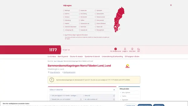 Barnmorskemottagningen Norra Fäladen Lund, Lund