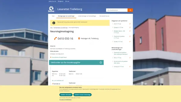 Neurologimottagning Trelleborg