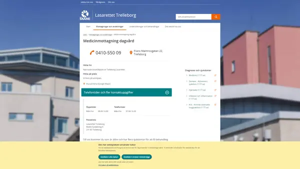Medicinavdelning dagvård Trelleborg