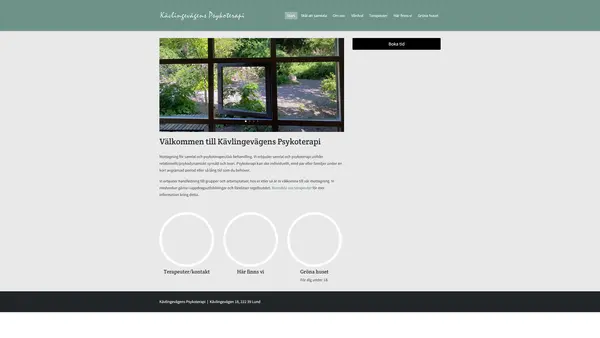 Kävlingevägens psykoterapi Pernilla Arvidsson, Lund