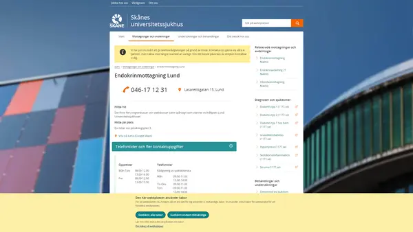 Endokrinmottagning Lund
