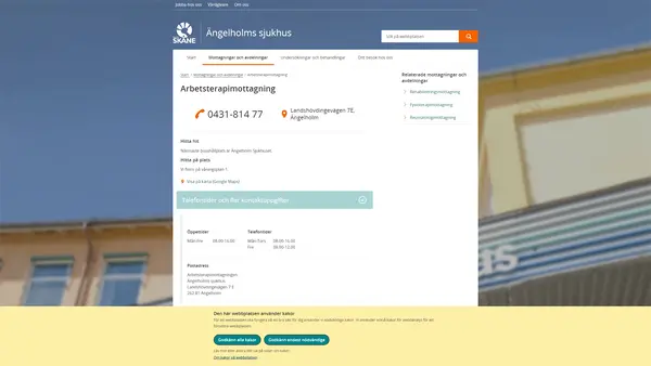 Arbetsterapimottagning Ängelholm