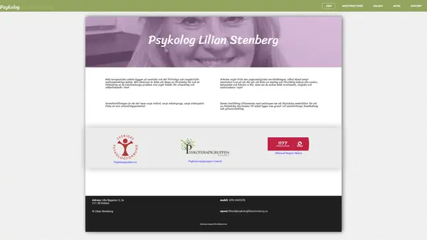 Lilian Stenberg Leg psykolog, Malmö