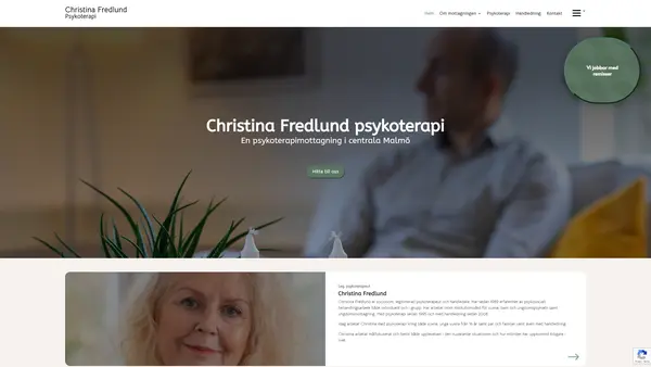 Psykoterapimottagning Christina Fredlund, Malmö