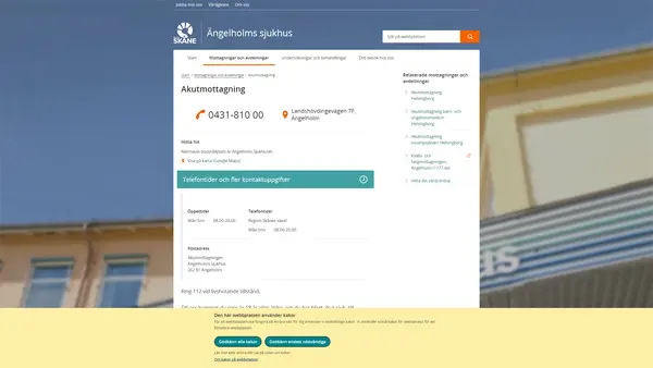 Akutmottagning Ängelholm