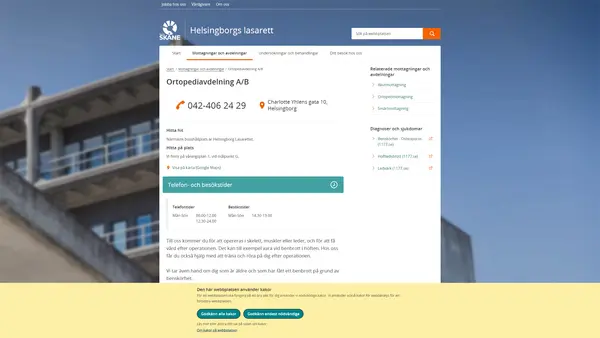Ortopediavdelning 2 Helsingborg