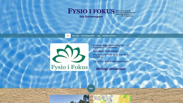 Fysio i Fokus Jeanette Strömberg logo