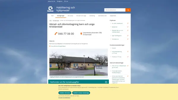 Hörsel- och dövmottagning barn och unga Kristianstad