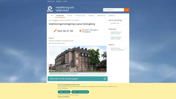 Habiliteringsmottagning vuxna Helsingborg