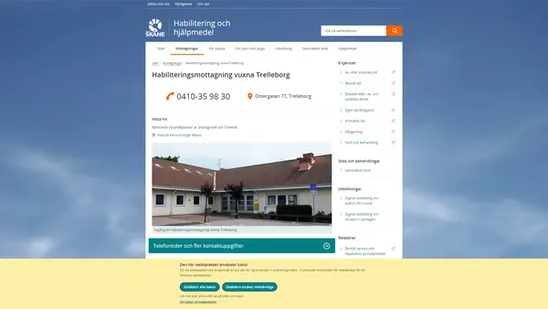 Habiliteringsmottagning vuxna Trelleborg