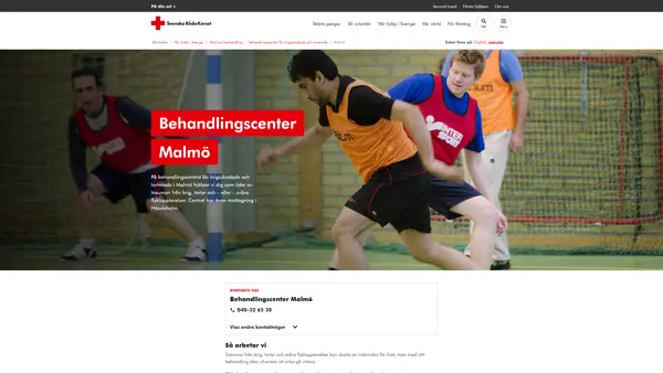 Röda Korsets behandlingscenter för krigsskadade och torterade, Malmö