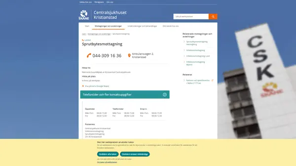 Sprututbytesmottagning Kristianstad