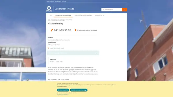 Akutavdelning Ystad