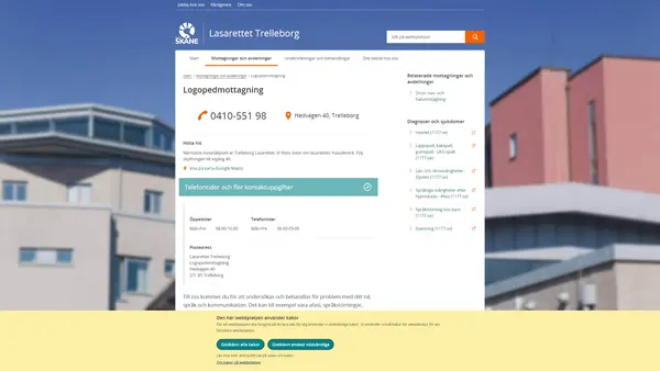 Logopedimottagning Trelleborg
