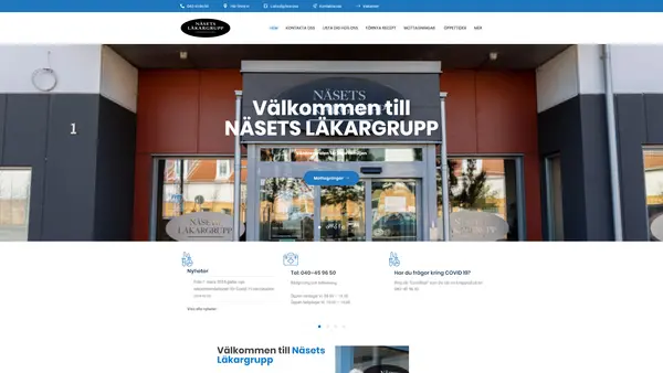 Näsets Läkargrupp- Filial Specialmottagning, Höllviken